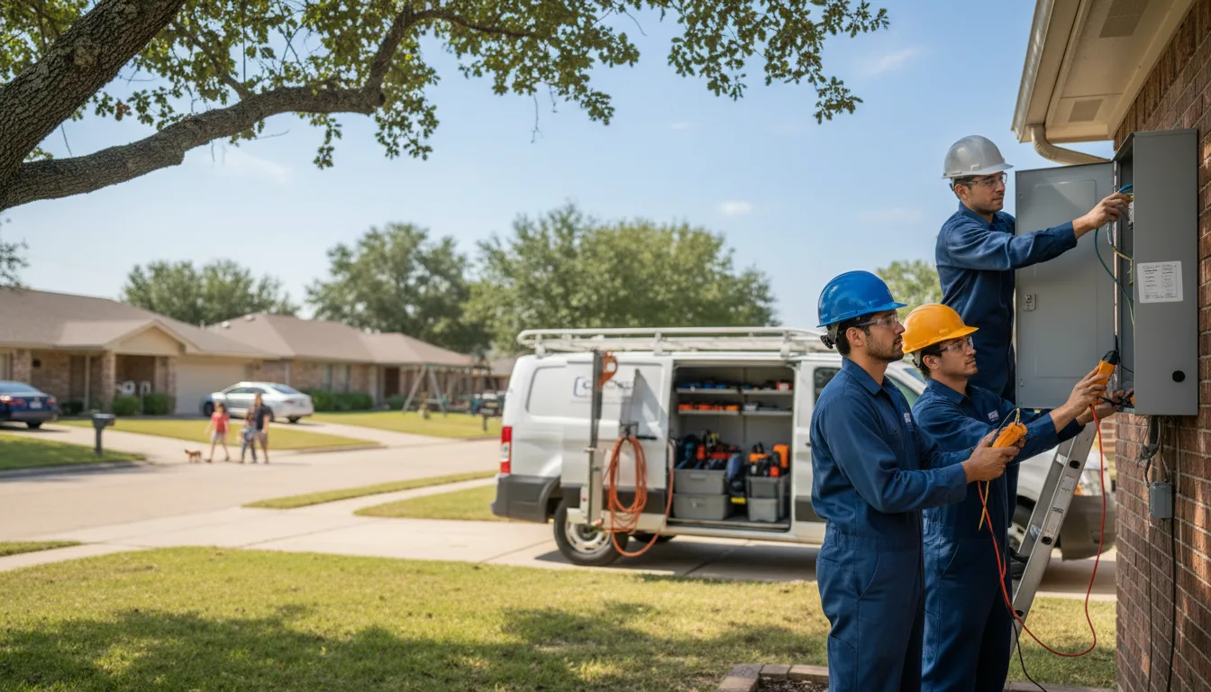 Certified electrician providing emergency electrical services in Manter, KS